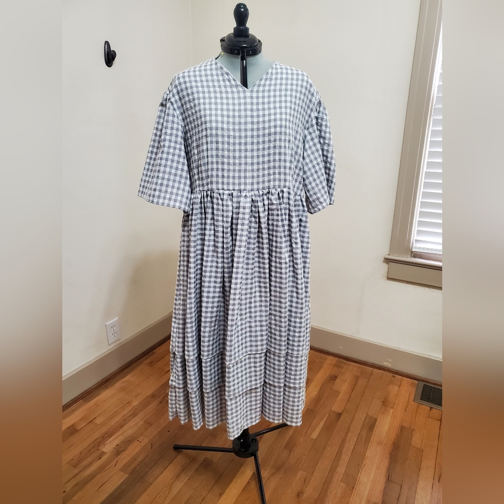 Gingham Checkered Dress